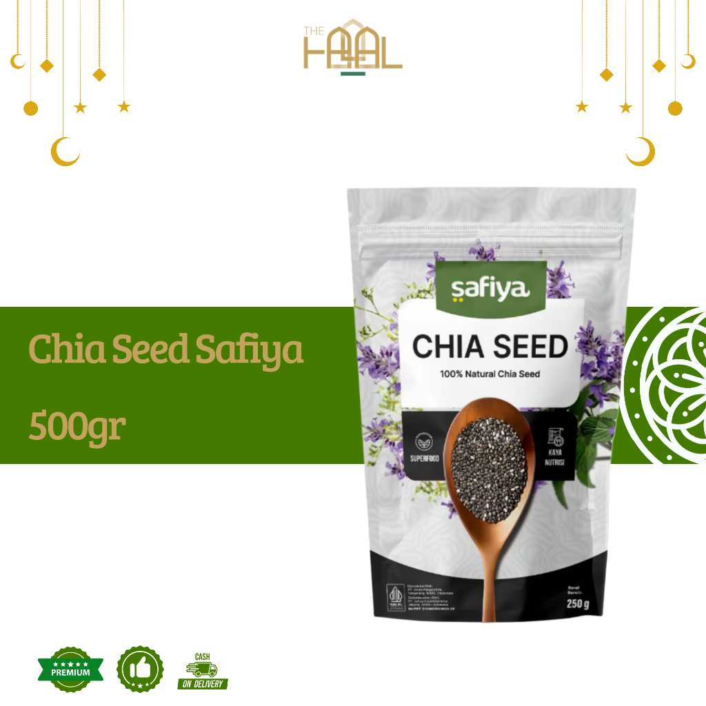 Jual Chiaseed Chia seed Safiya 500 gr | Chiaseed Organic Premium ...