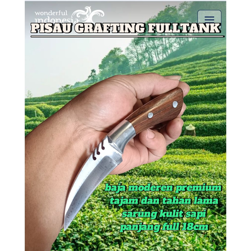 Jual pisau grafting okulasi tanaman / pisau raut / pisau Jalu ayam ...