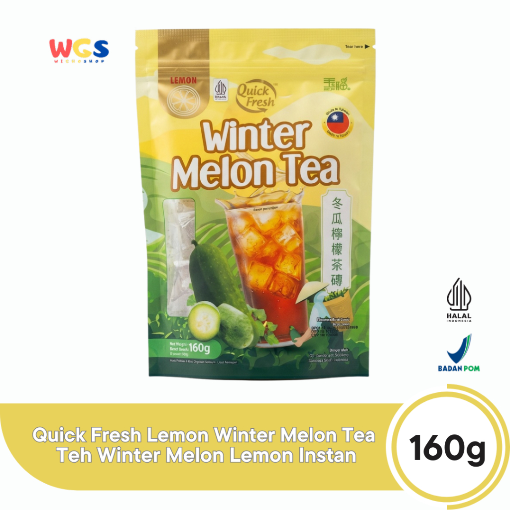 Jual Quick Fresh Lemon Winter Melon Tea 160g (8 Sachet x 20g) - Teh ...