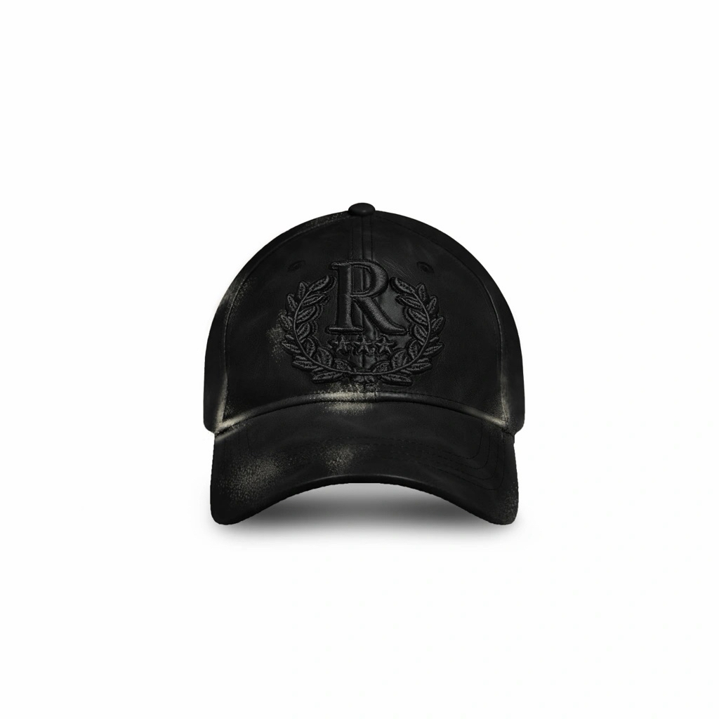 Jual RUCAS CROWN BLACK LEATHER CAP | Shopee Indonesia