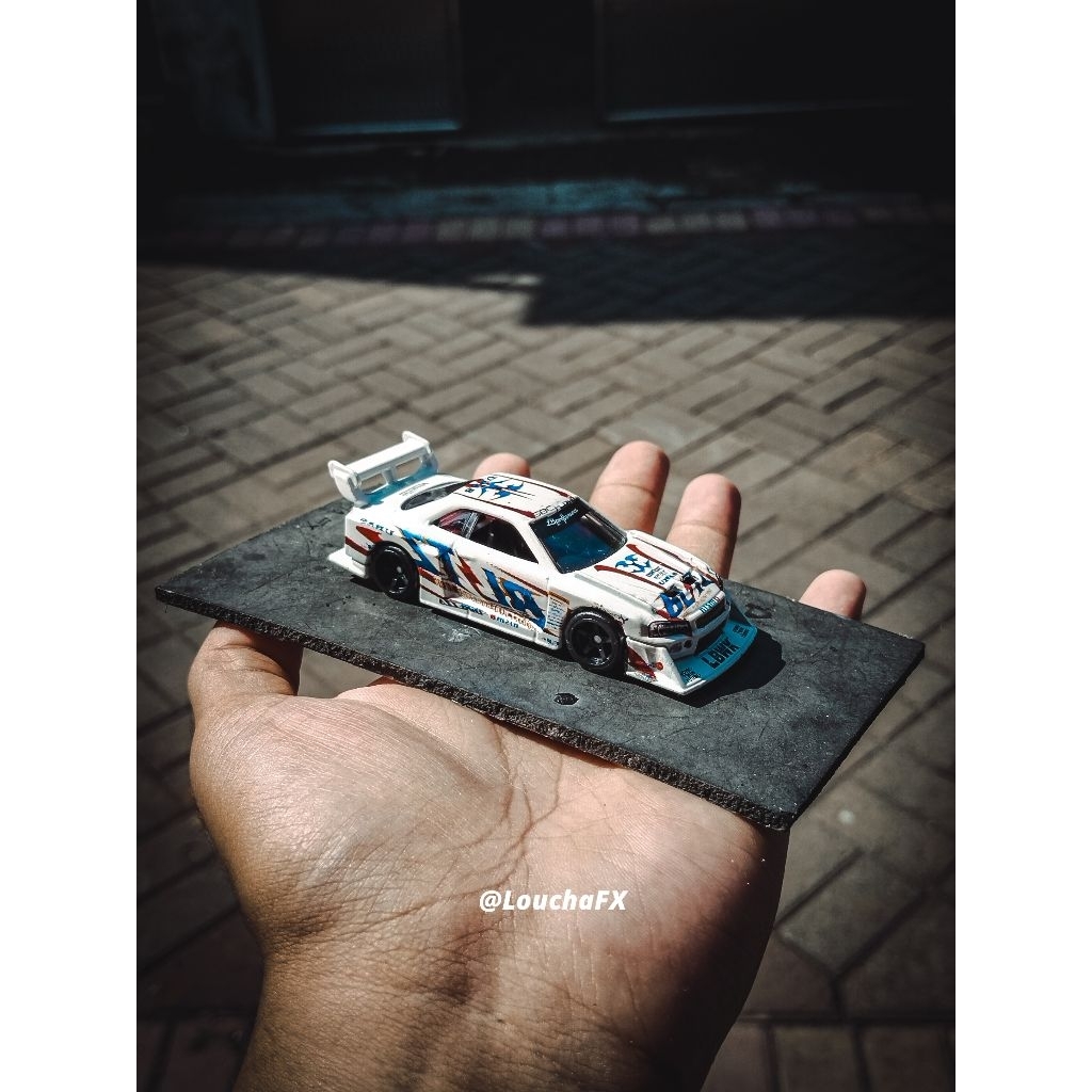 Jual HOTWHEELS PREMIUM CUSTOM NISSAN SKYLINE R34 LBWK LIVERY BLITZ ...