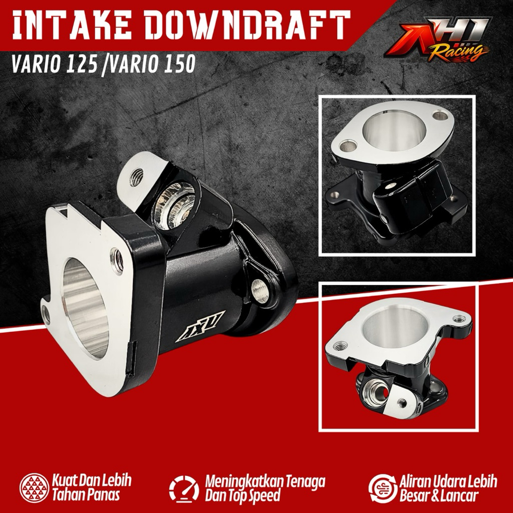 Jual Intake Manifold Tb Downdraft Lurus Vario 125 150 28 30 32 34 AH1 ...