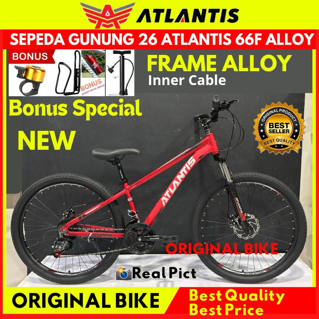 Jual Sepeda Gunung 26 MTB Atlantis Sporty 66F Frame Allumunium Terbaru ...