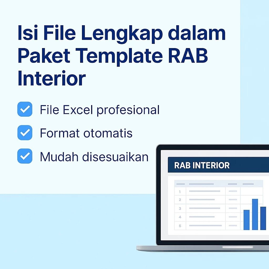Jual TEMPLATE RAB INTERIOR EXCEL OTOMATIS - HITUNG ANGGARAN, MATERIAL ...