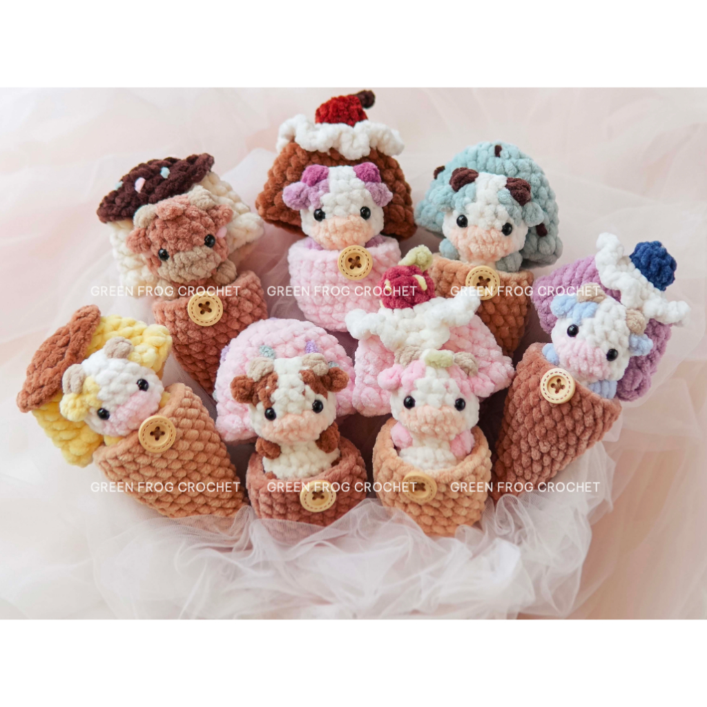 Jual Creamoo the Mini Cows [ HANYA CROCHET PATTERN/ AMIGURUMI PATTERN ...