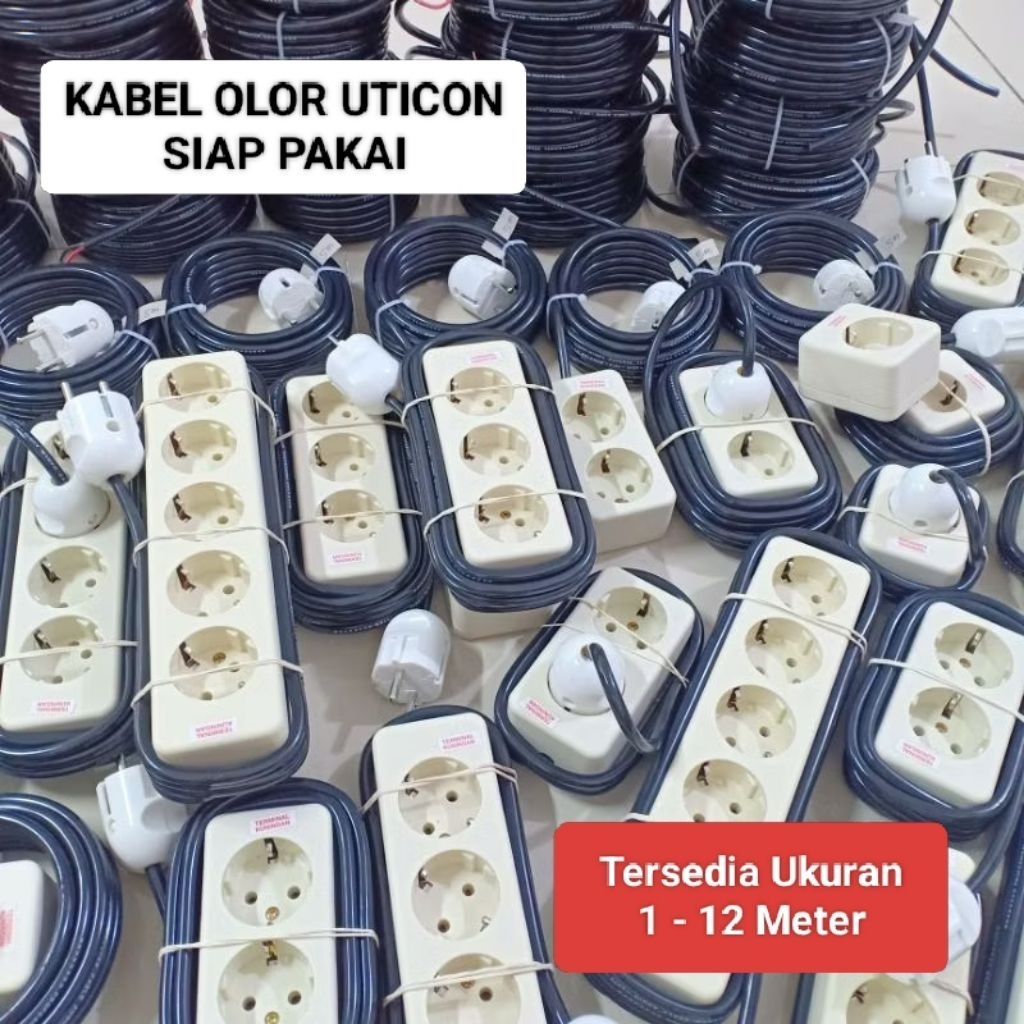 Jual KABEL OLOR UTICON RAKITAN SIAP PAKAI || READY PANJANG 1 - 12 METER ...