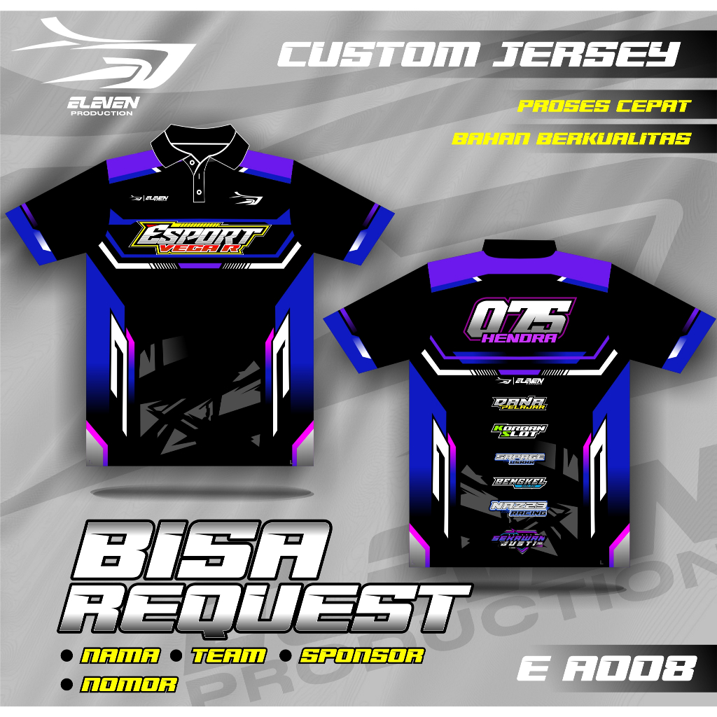 Jual JERSEY RACING kaos baju jersey racing custom full printing jersey ...