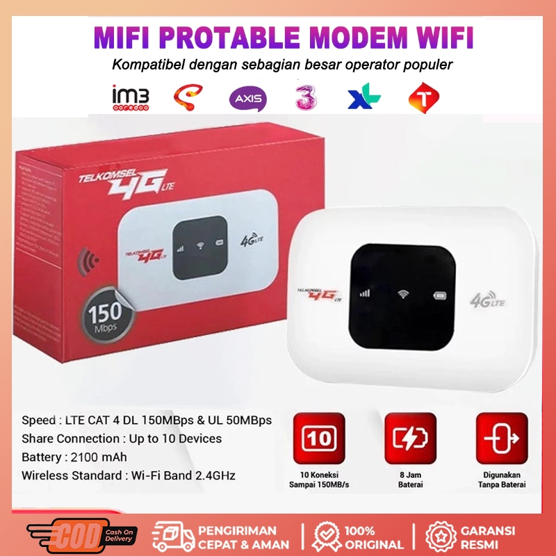 Jual Pengiriman cepat—MIFI MODEM WIFI 4G UNLOCK OPERATOR Perdana ...