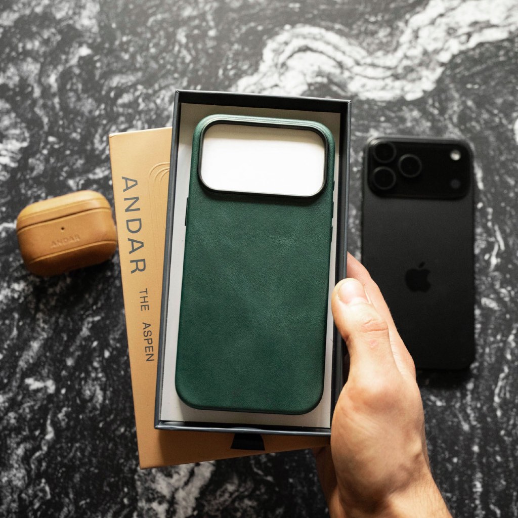 Jual Andar The Aspen Leather Case iPhone 17 Pro Max MagSafe Full
