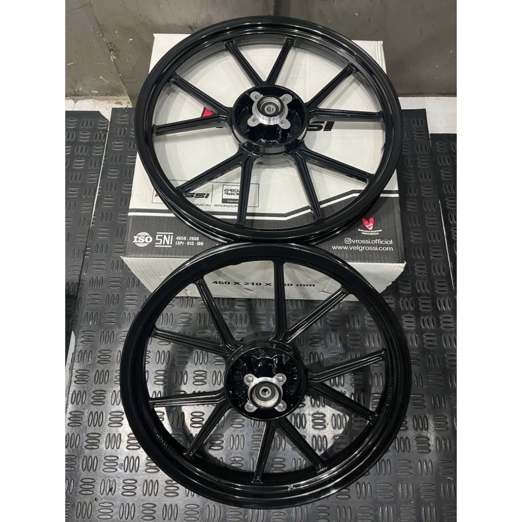 Jual velg vrossi noz gp wheel DD double disc suzuki satria 2tak&rk cool ...
