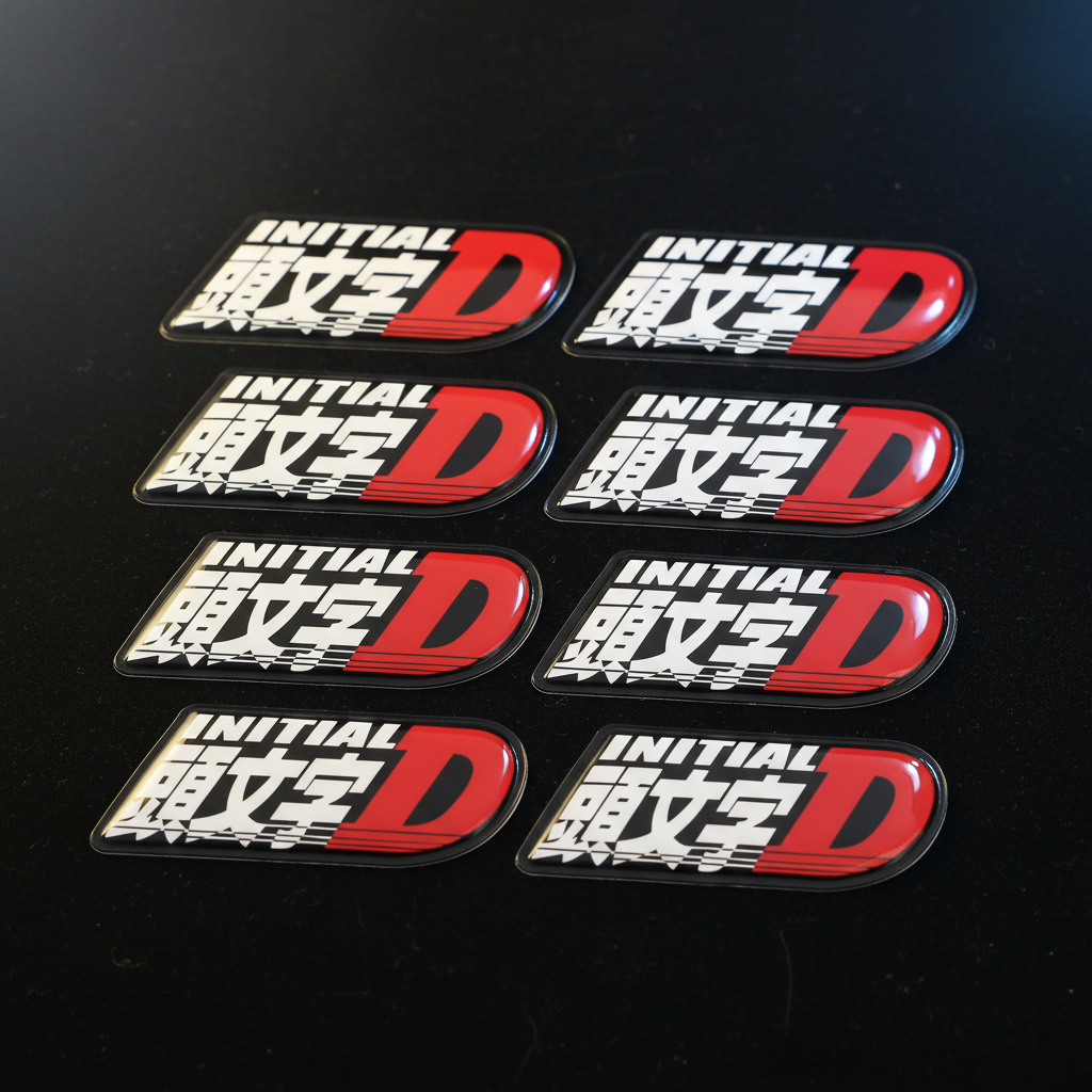 Jual STIKER INITIAL D RESIN TIMBUL LENTUR AKSESORIS MOBIL STICKER MOBIL ...
