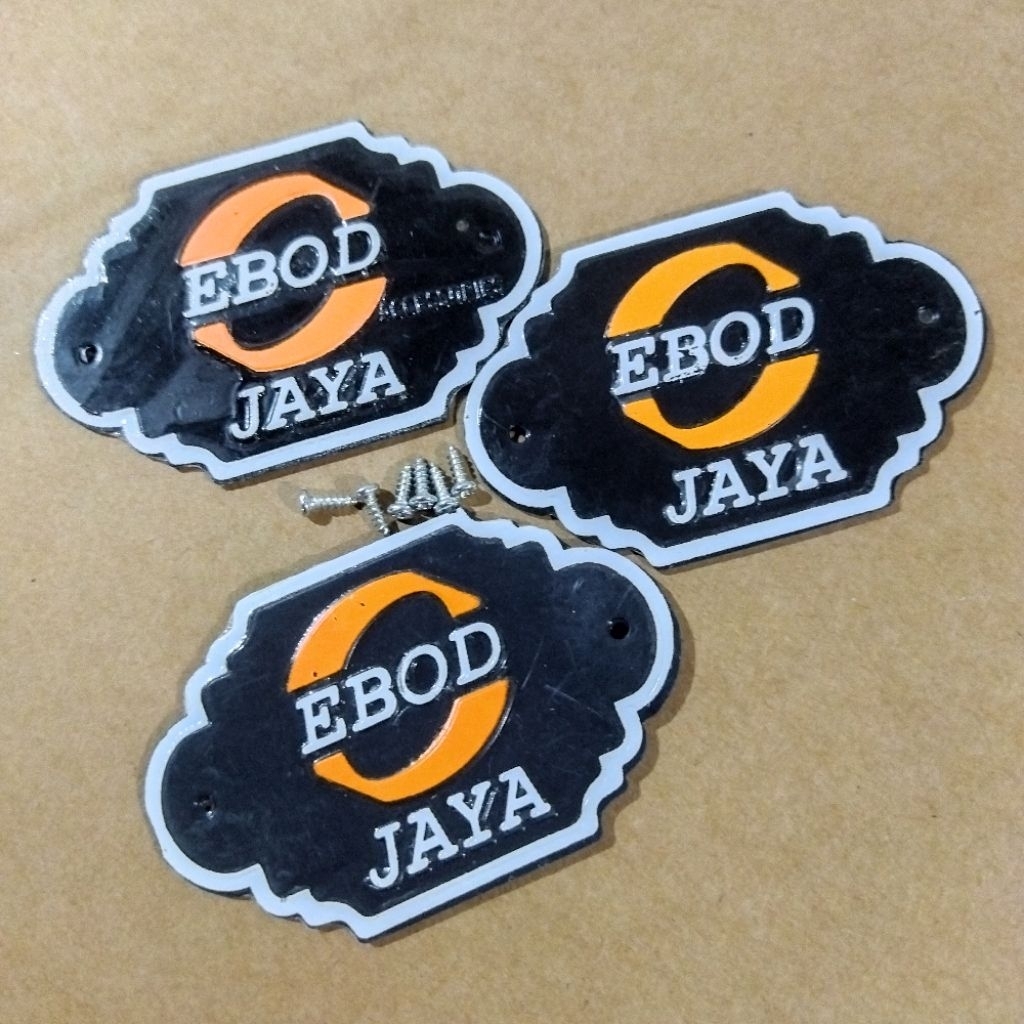 Jual LOGO ORIGINAL EBOD JAYA HARGA 1 PCS + MUR | Shopee Indonesia