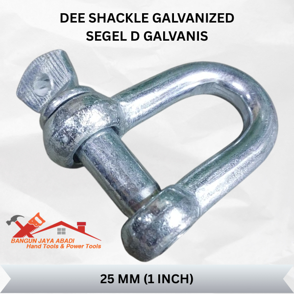 Jual Shackle Segel D Galvanis 25 mm M25 1 Inch 25mm Shackles Clamp Klem ...
