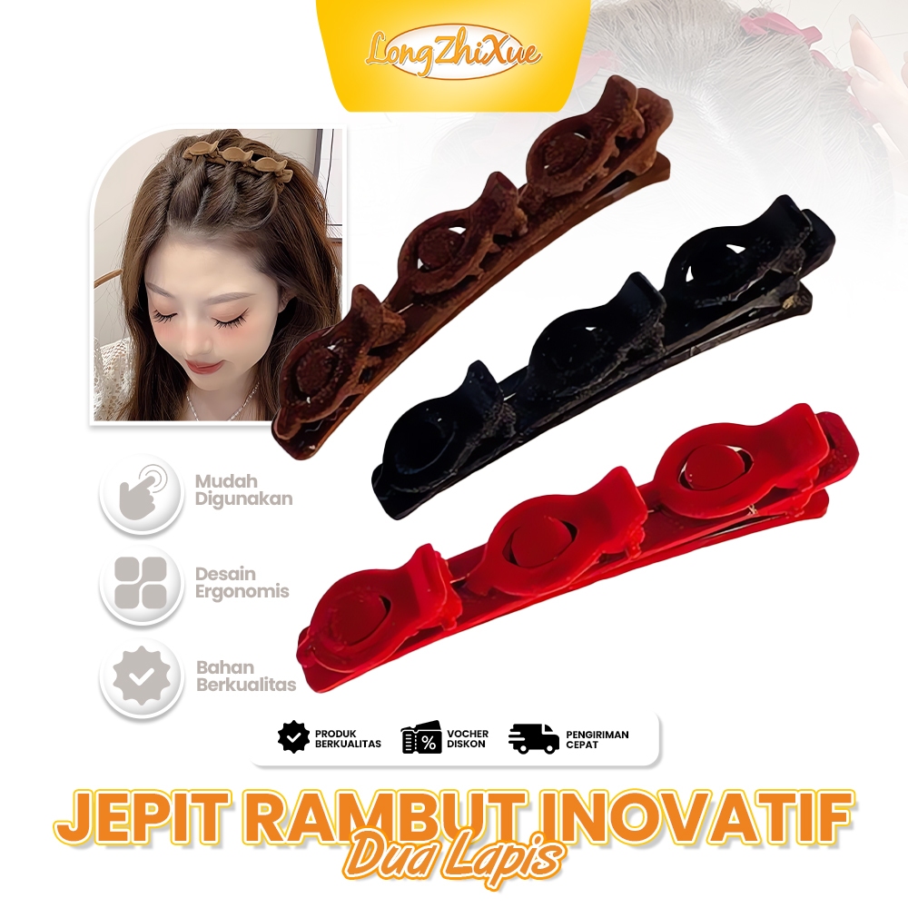 Jual Gaya Korea jepit rambut princess anti slip Clips&Hair Pins kepang ...