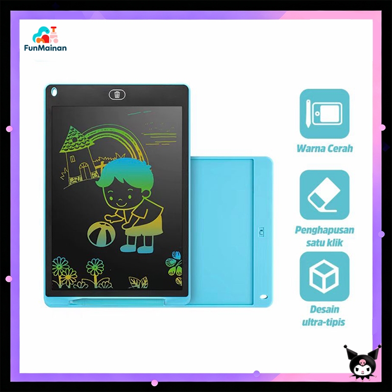 Jual LCD TabletMenulis 12 Inch /Pad Menggambar / MainanPapan Tulis Anak ...