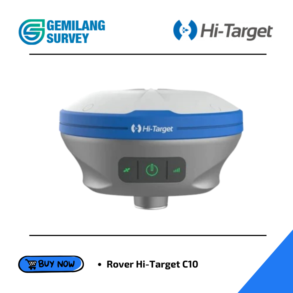 Jual GPS Geodetik Hi-Target C10 IMU-RTK GNSS - Rover KIT | Shopee Indonesia