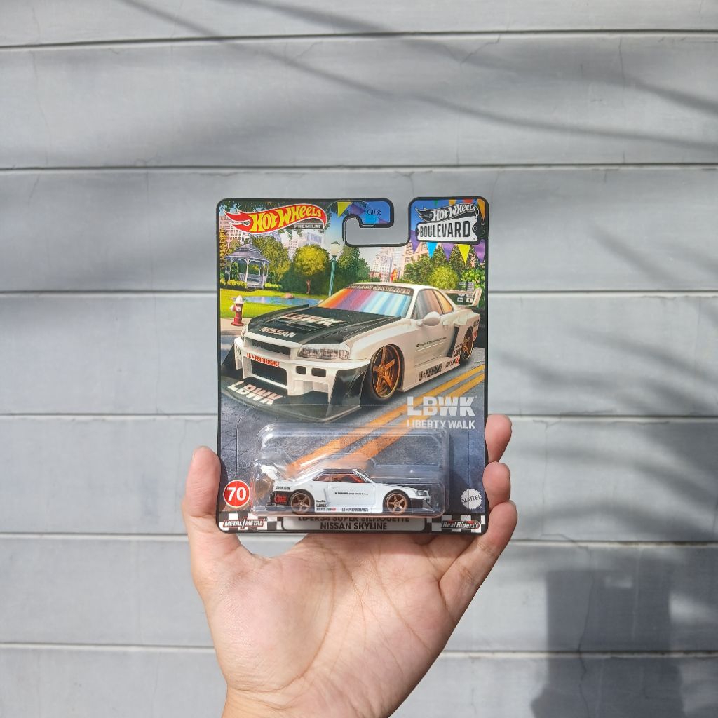 Jual HOT WHEELS LBWK NISSAN SKYLINE R34 BOULEVARD BLACK WHITE [ JAPAN ...