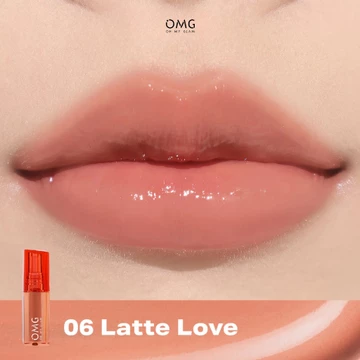 OMG OH MY GLAM Glassy Lip Tint 2g Lip Tint Warna Intense Tahan 12 Jam