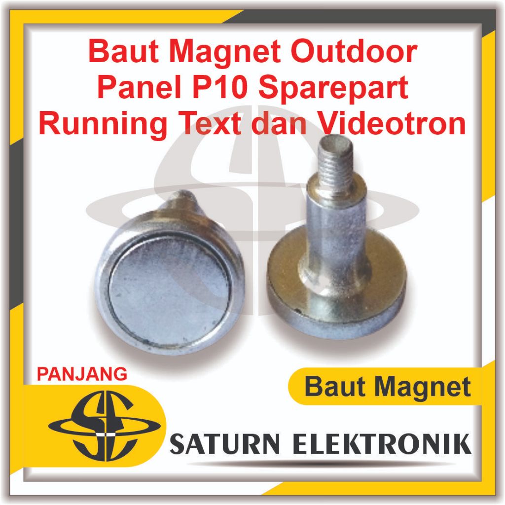 Jual Baut Magnet Outdoor Panel P10 Sparepart Running Text dan Videotron ...