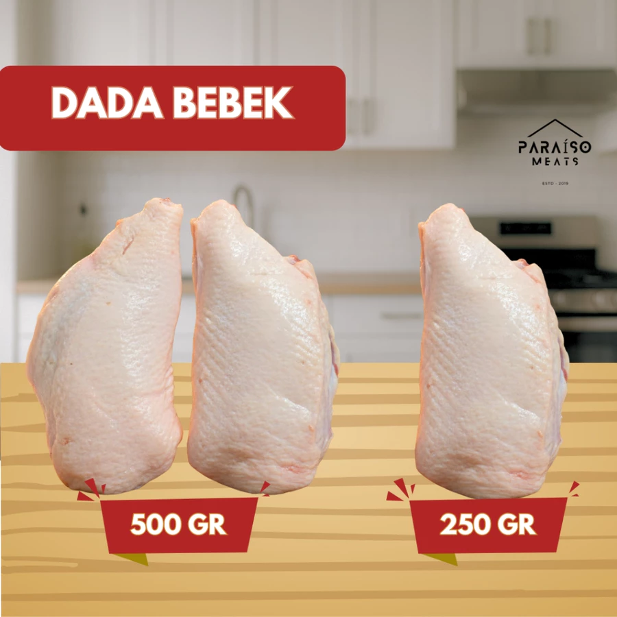 Dada Bebek Fillet Dengan Kulit I Duck Breast Skin On