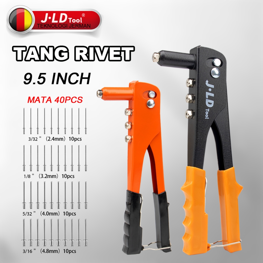 Jual JLD Tang Rivet Alumunium 9.5INCH Hand Riveter Riveter Tembakan ...