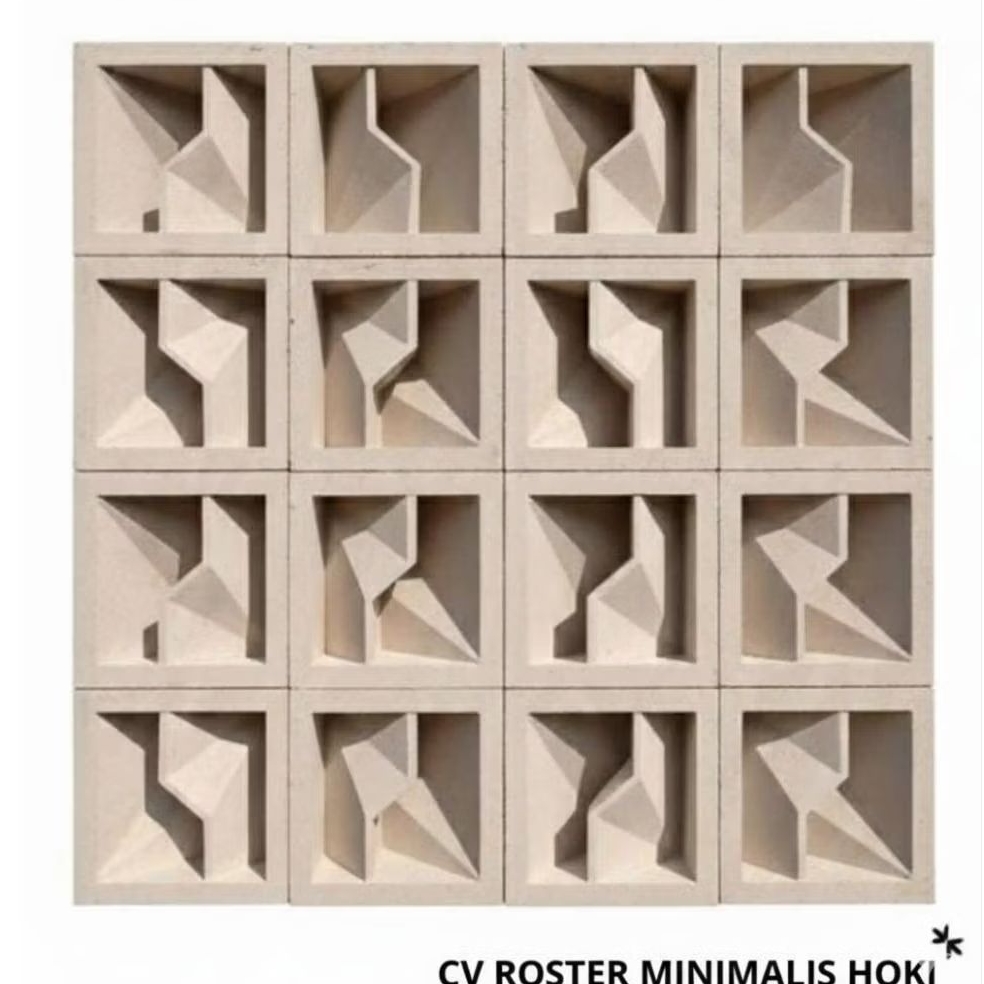 Jual Roster beton Roster Minimalis model petir anti tampias | Shopee ...