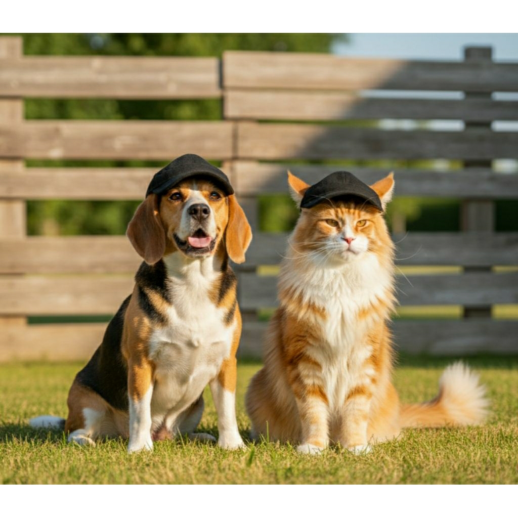 Jual topi kucing dan anjing/ aksesoris hewan kucing dan anjing/ topi ...