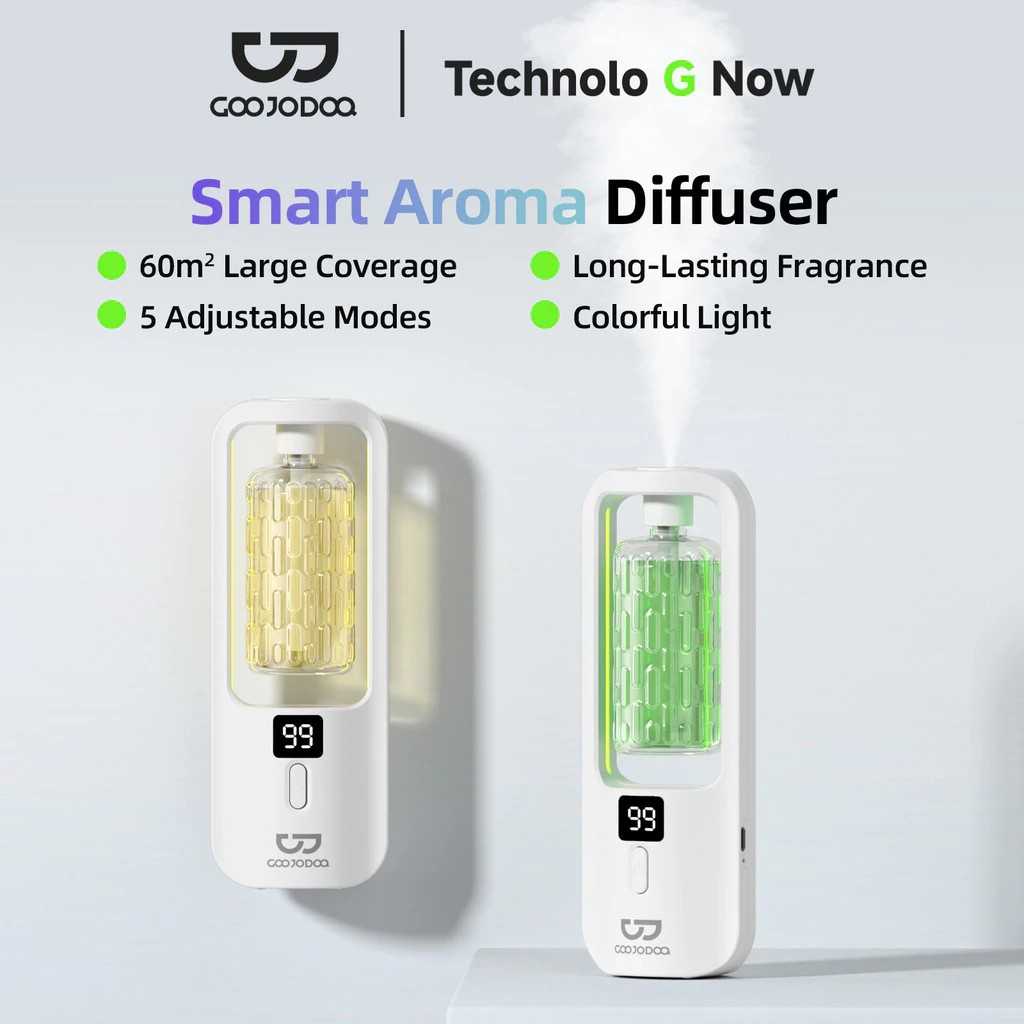 Goojodoq Nano Automatic Essential Oil Diffuser with 5 Adjustable Modes and Long Battery Life