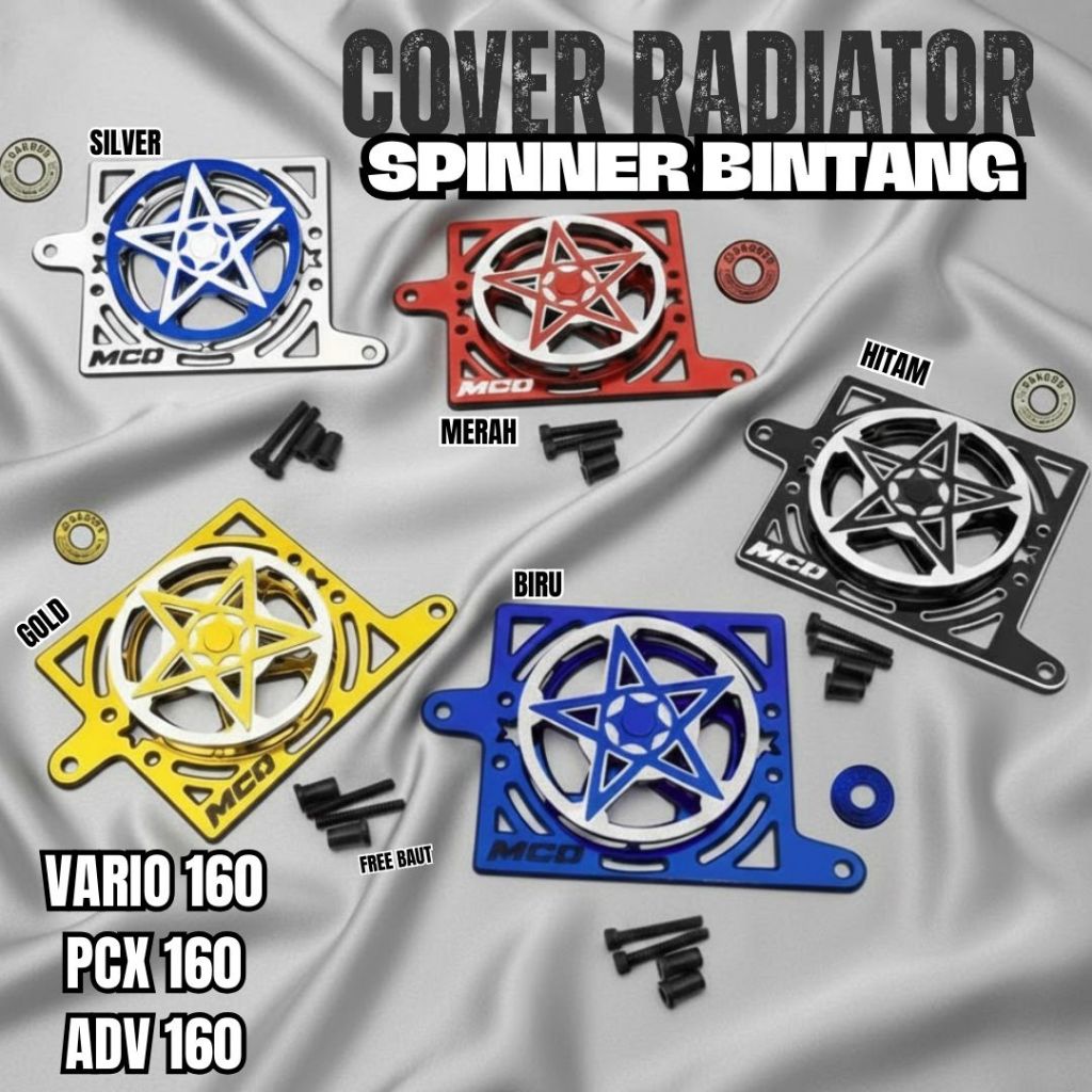Jual COVER RADIATOR VARIO160 PCX160 ADV160 STYLO160 KIPAS SPINNER ...