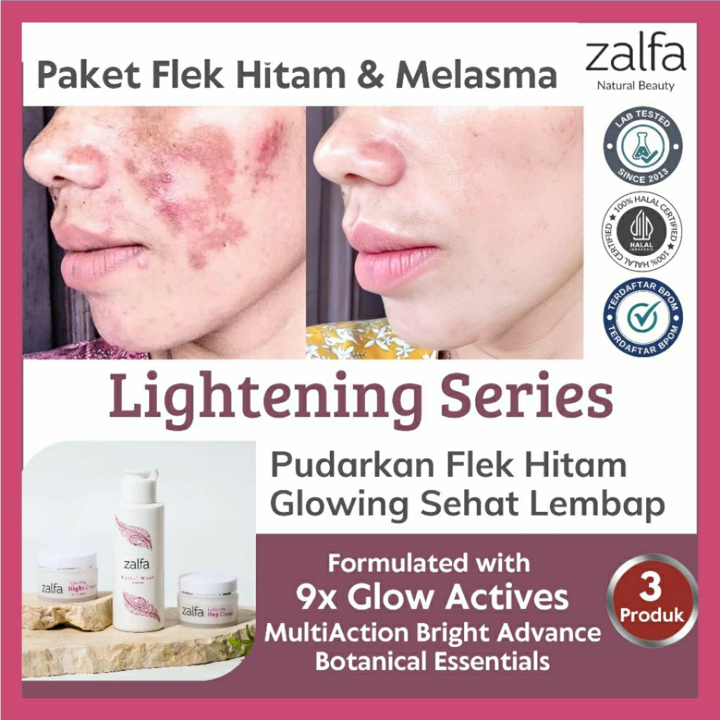 Jual Zalfa Natural Paket Lightening Series | Shopee Indonesia