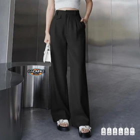 ORO PANTS Loose Pants Trouser Wanita Celana Anti Kusut Celana Kulot Wanita