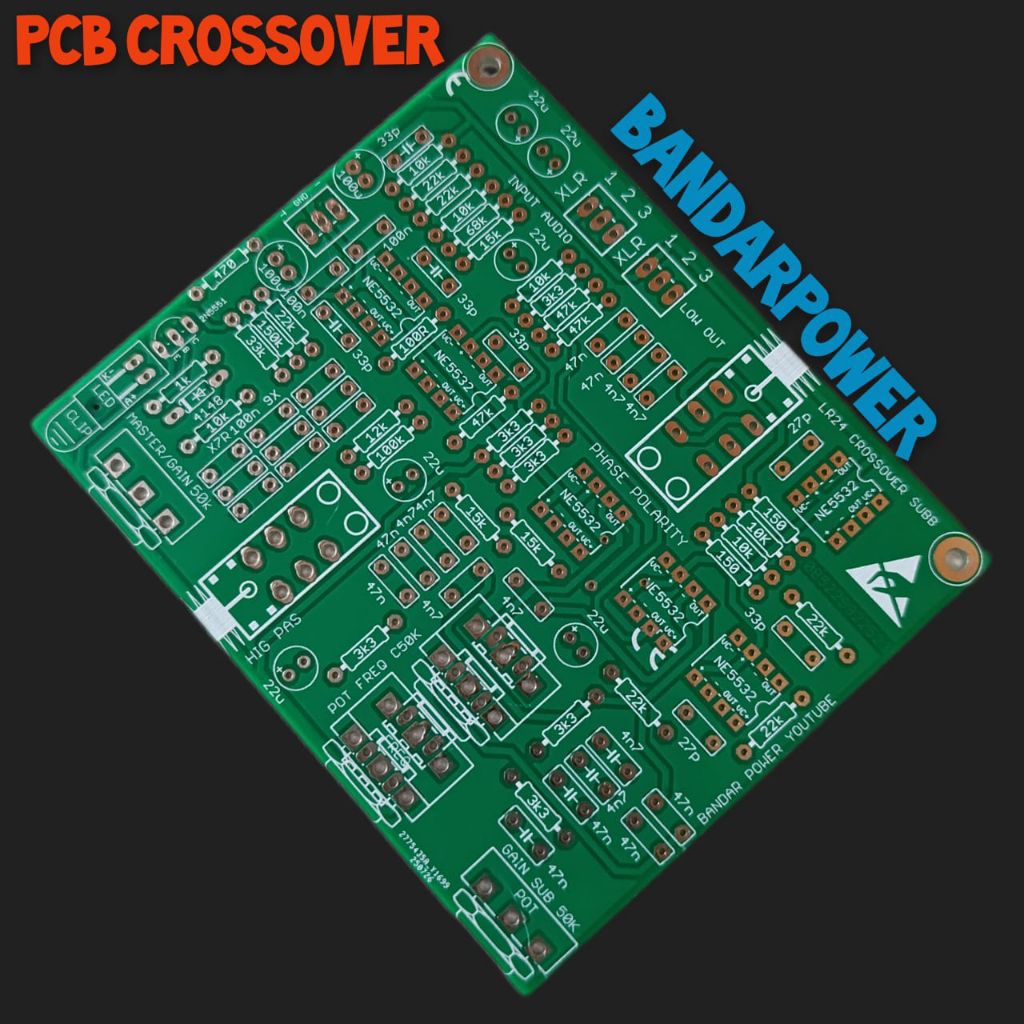 Jual PCB crossover subwoofer 24 db/octave linkwitz-riley | Shopee Indonesia