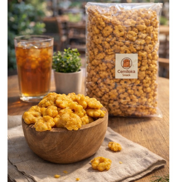 Jual Snack Ribut 1 kg Viral Cemilan Jadul Renyah Gurih Asin 300/500 gr ...