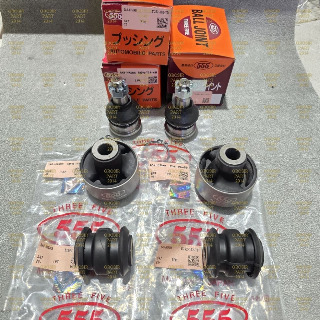 Jual PAKET SUPER HEMAT BALL JOINT BUSHING LOWER ARM BRIO MOBILIO BRV ...