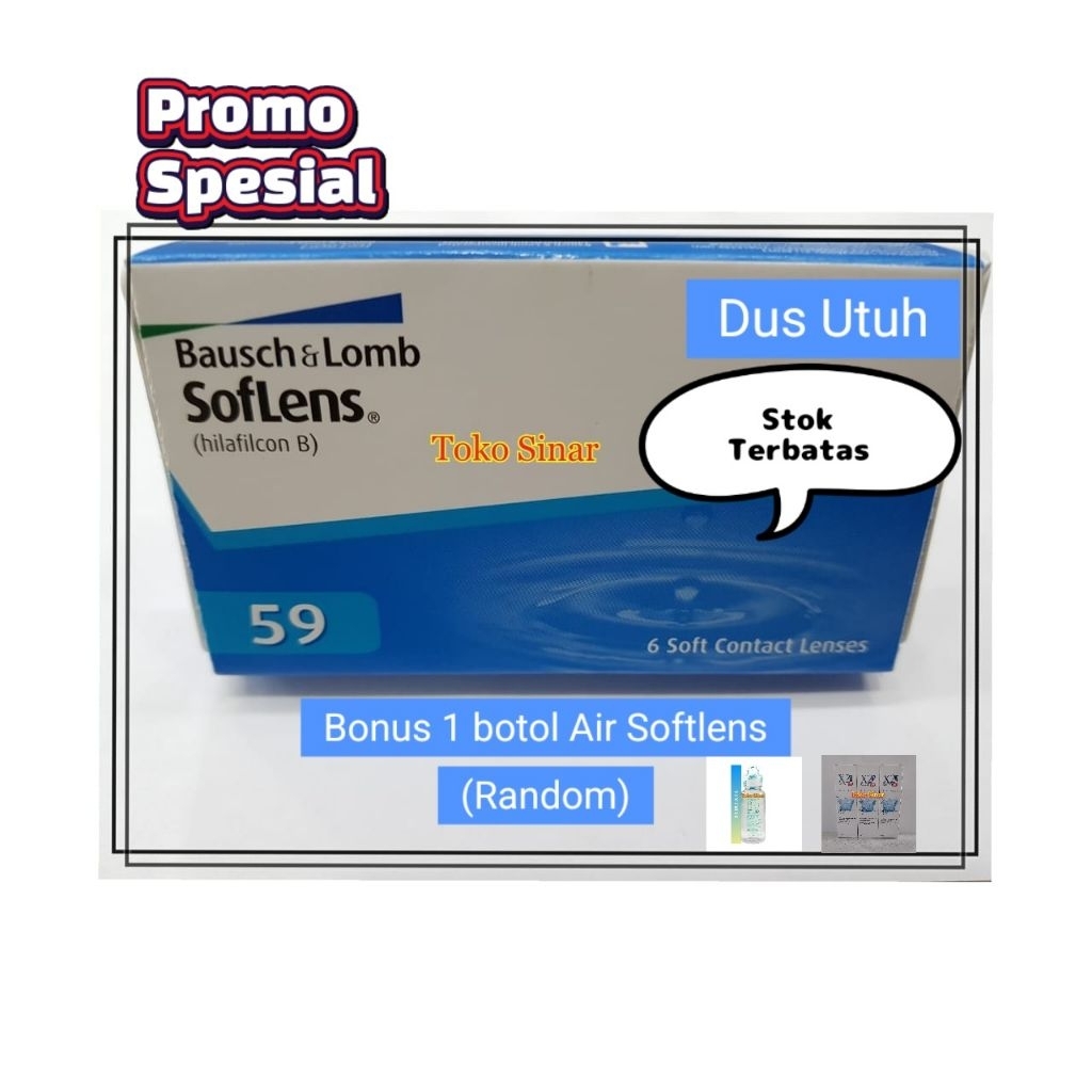 Jual Softlens Bausch and Lomb SL 59 Clear Bulanan (Promo) Bonus ...