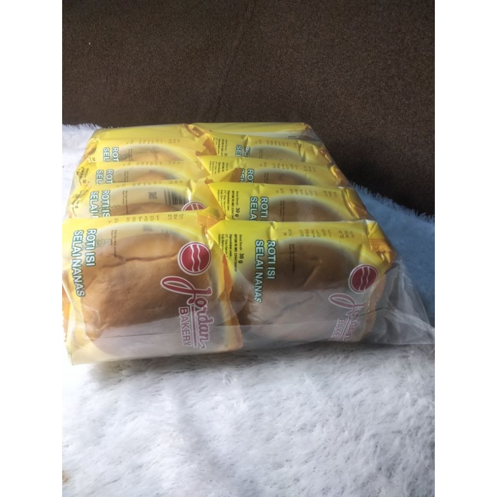 Jual ROTI JORDAN ISI SELAI NANAS 1 PACK ISI 10 BUNGKUS FRES DARI PABRIK ...