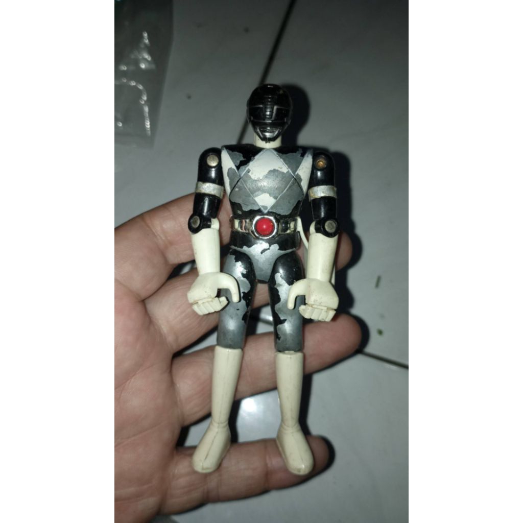 Jual figure power rangers hitam bandai Taiwan bahan diecast | Shopee ...