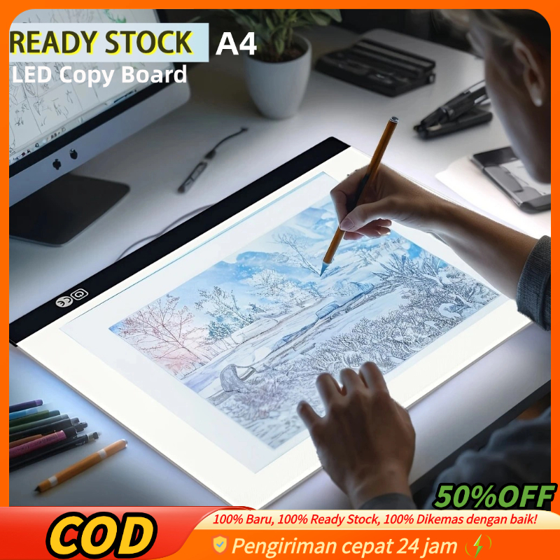 Jual (Parcel Lebaran) [COD/Gratis Ongkir] Asli A4 Tracing Board LED ...