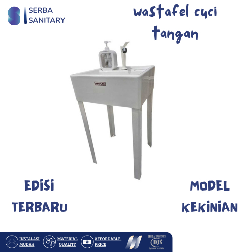 Wastafel Set Plastik Bentuk Kotak Innoplas PREMIUM