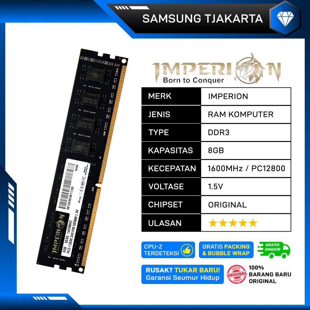 Jual 8 GB RAM DDR3 Terlengkap & Harga Terbaru Agustus 2026 | Shopee ...