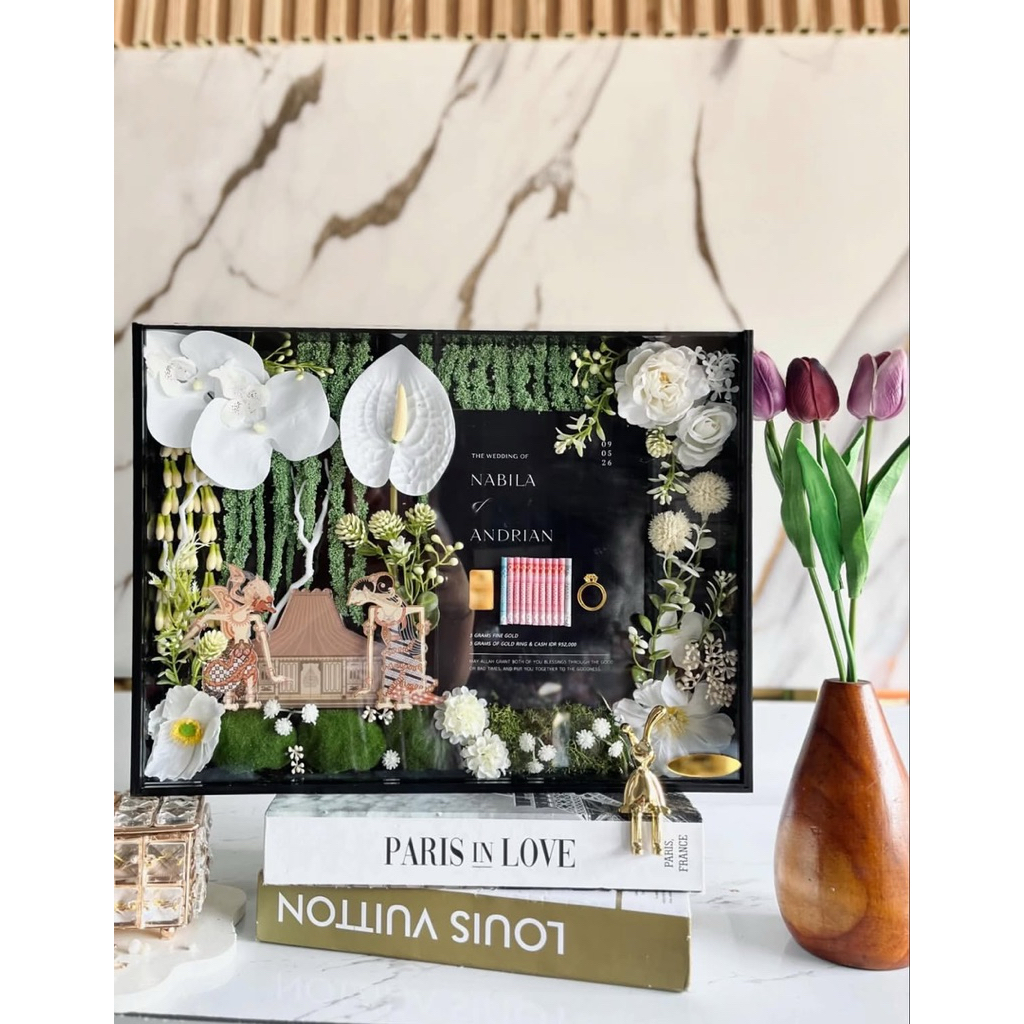 Jual Mahar Amaranthus Akrilik Hitam paper hitam Mahar Joglo Wayang ...