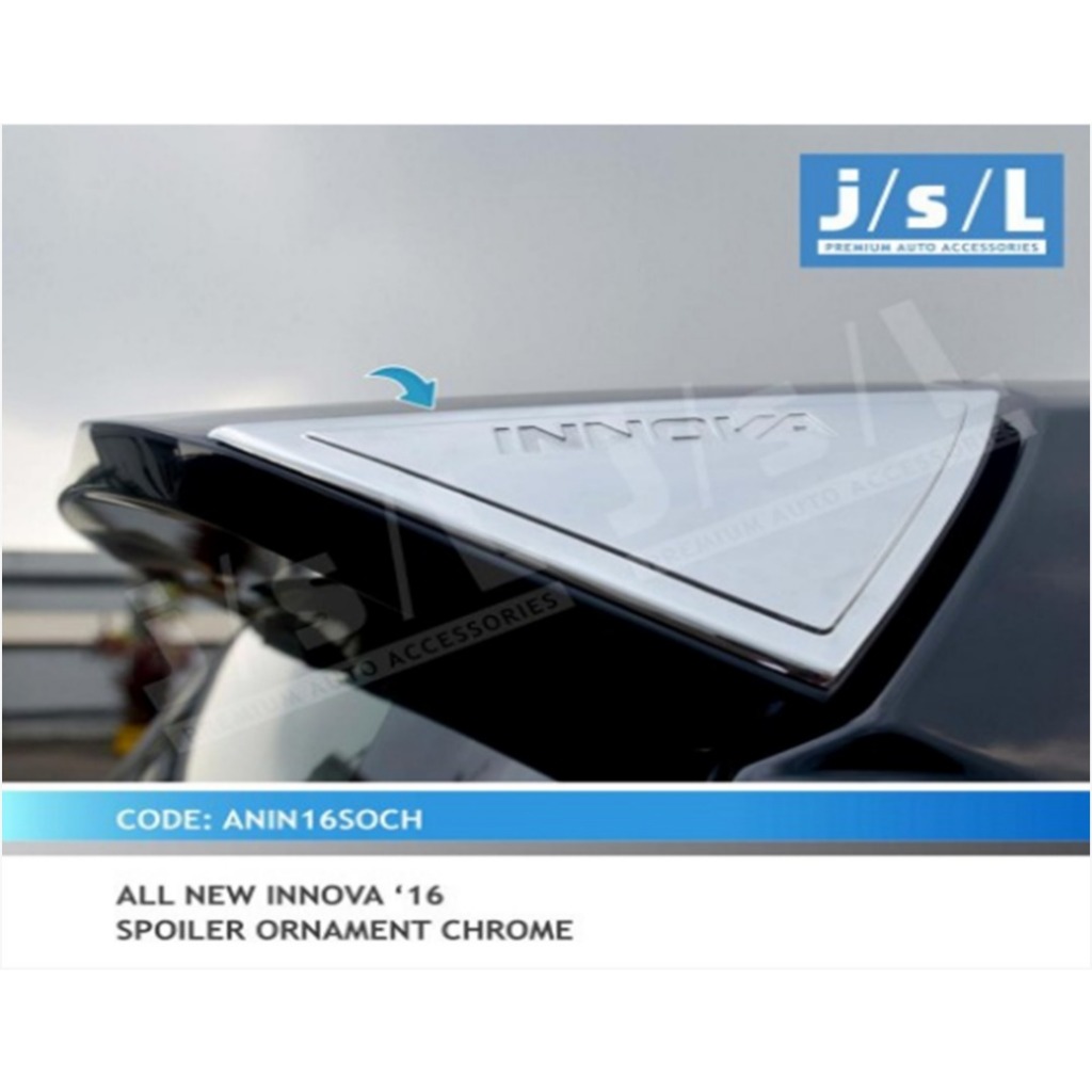 Jual ALL NEW INNOVA 16 SPOILER ORNAMENT CHROME (Motivo Car) | Shopee ...