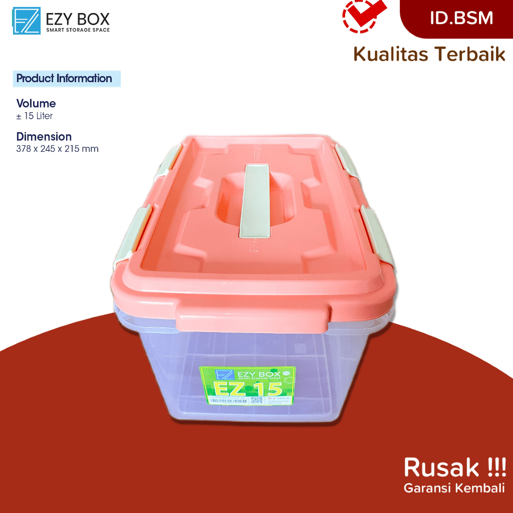 Jual Box Container Ezy 15L Kotak Penyimpanan Serbaguna Home Living ...