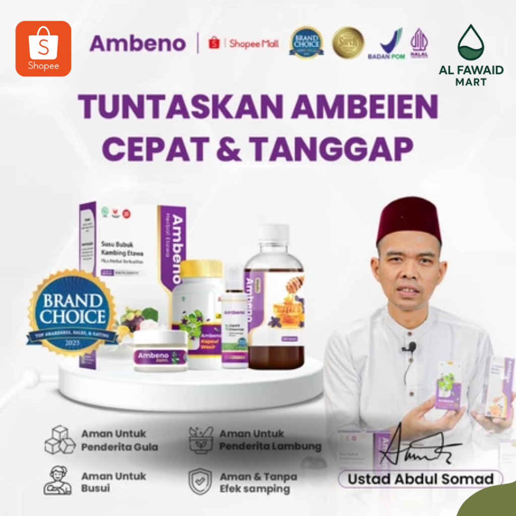 Ambeno Obat Herbal Penyembuh Ambeien Secara Alami Efektif Kempeskan Benjolan Tanpa Operasi ORIGINAL