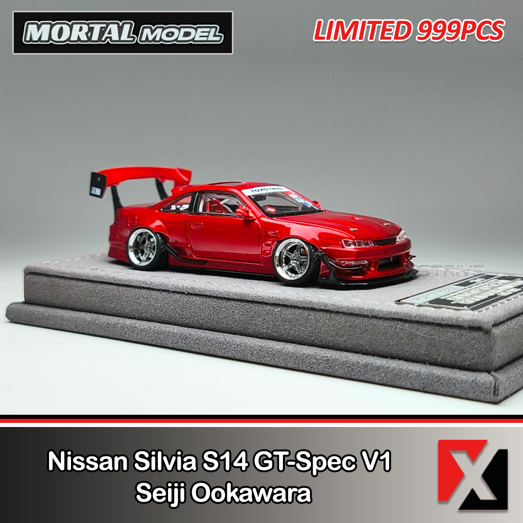 Jual MORTAL MODEL 1:64 Nissan Silvia S14 GT-SPEC V1 Cambergang 1.0