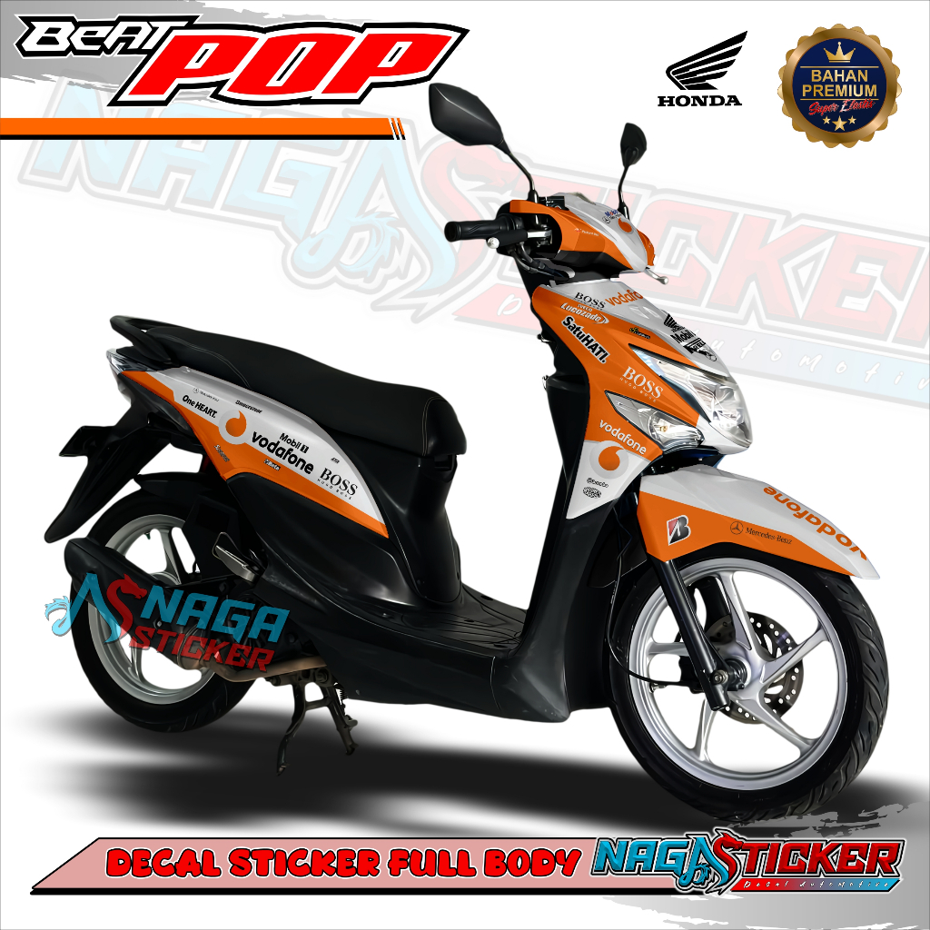 Jual [Bisa COD] Decal Sticker Motor Full Body Honda Beat Pop Motif ...