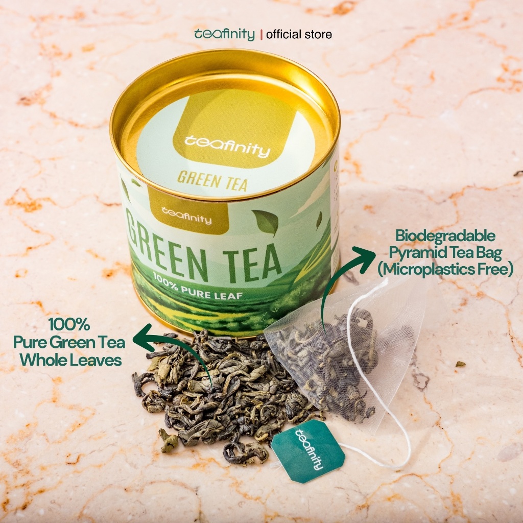 Jual Teafinity Pure Green Tea | Metabolisme Diet Harian | 100% Pucuk ...
