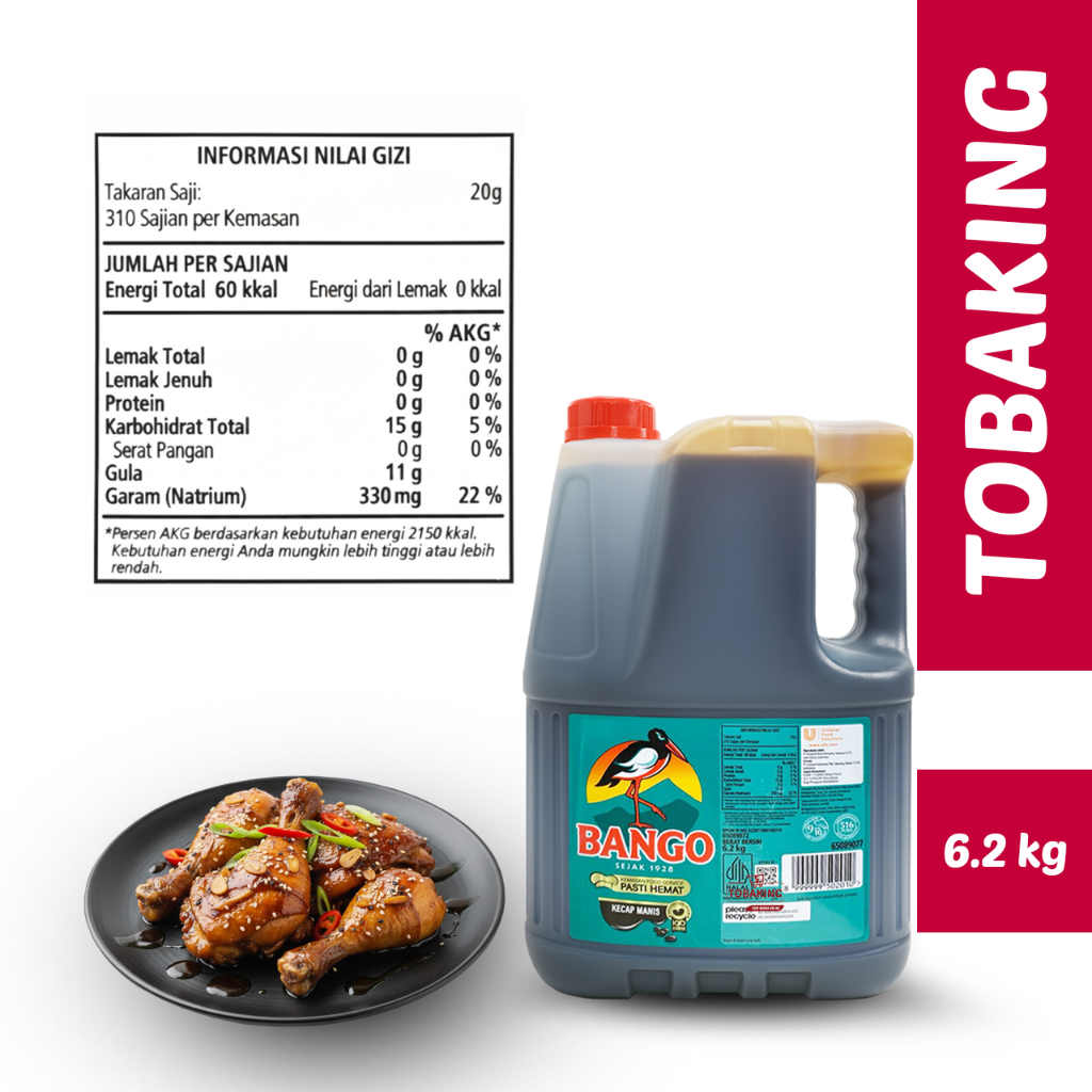 Jual BANGO KECAP MANIS 6.2 KG Jerigen Kecap Bango | Shopee Indonesia