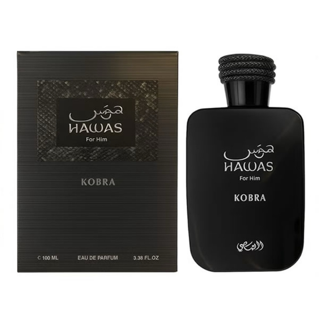 Jual [ SEGEL ] Rasasi Hawas Series | Hawas Kobra 100 ml | Hawas Ice 100 ...