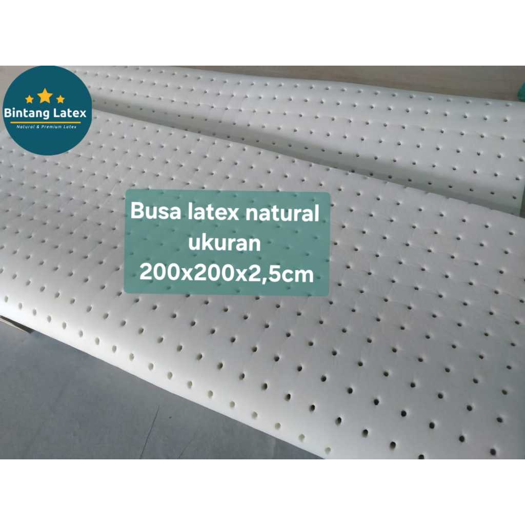Jual BUSA LATEX NATURAL 200X200X2,5CM MEDIUM DENSITY PREMIUM QUALITY ...